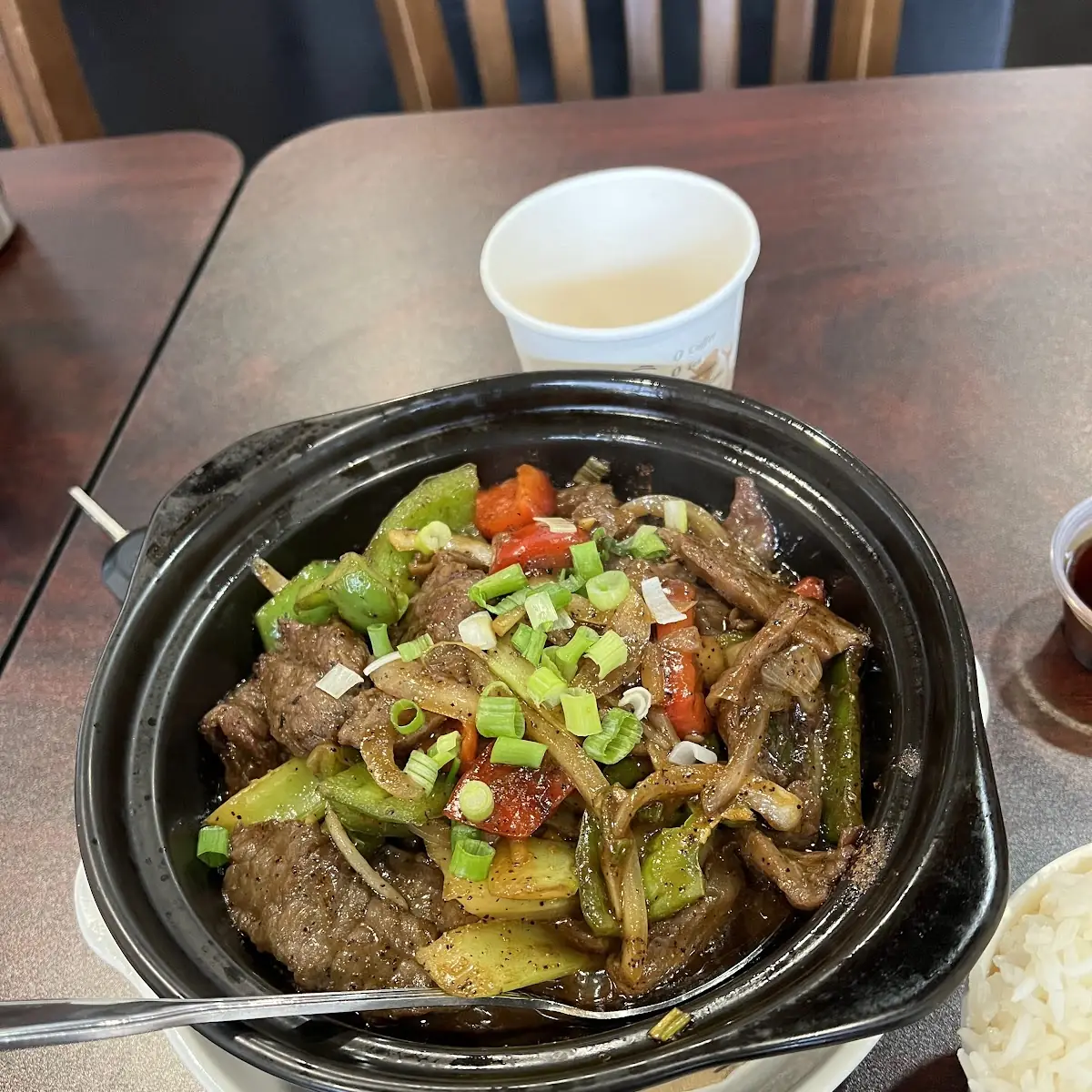 black pepper beef pot 黑椒牛肉煲